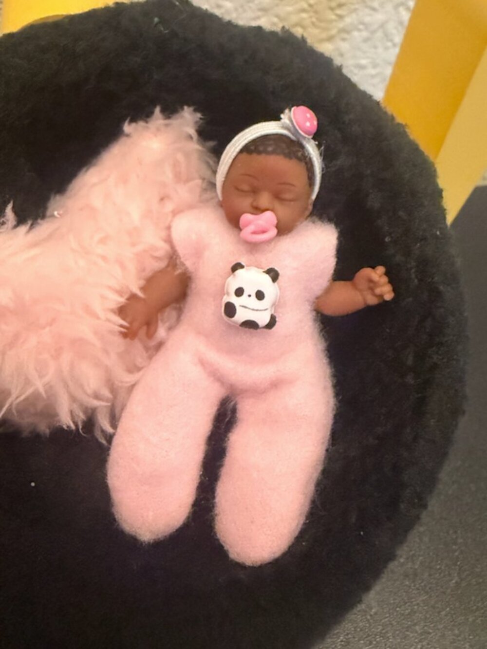 Plush Jumpsuit for Mini ZURU Dolls | Handmade 2.5 Inch Doll Clothes